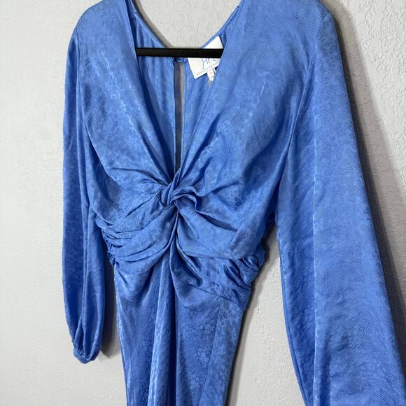 Rebecca De Ravenel Sienna Knotted Gown Maxi Size 10 - Picture 4 of 9